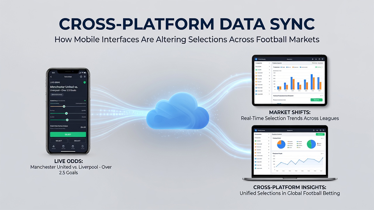Cross-device synchronization screen showing roulette spin data aligned with football market odds