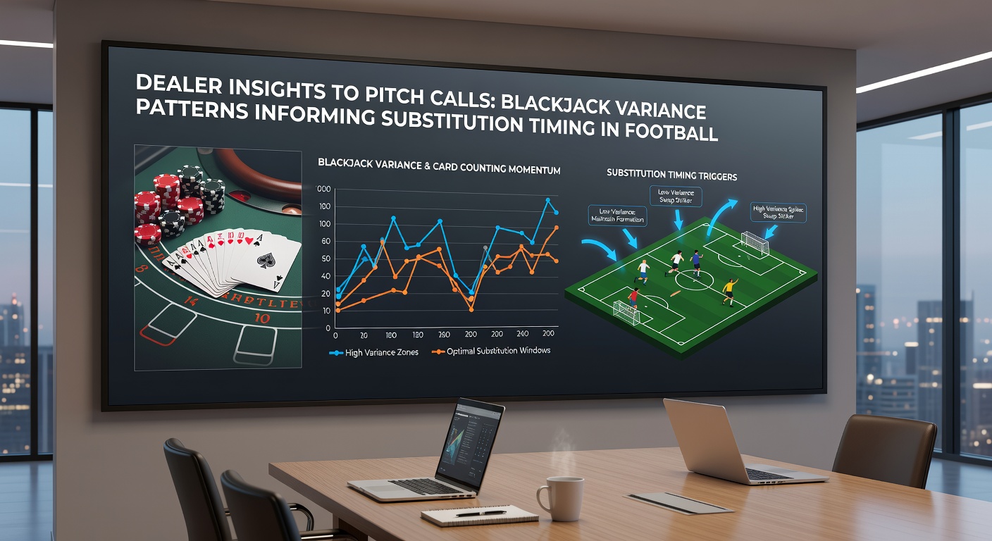 Football substitution board with variance graphs overlay showing timing correlations