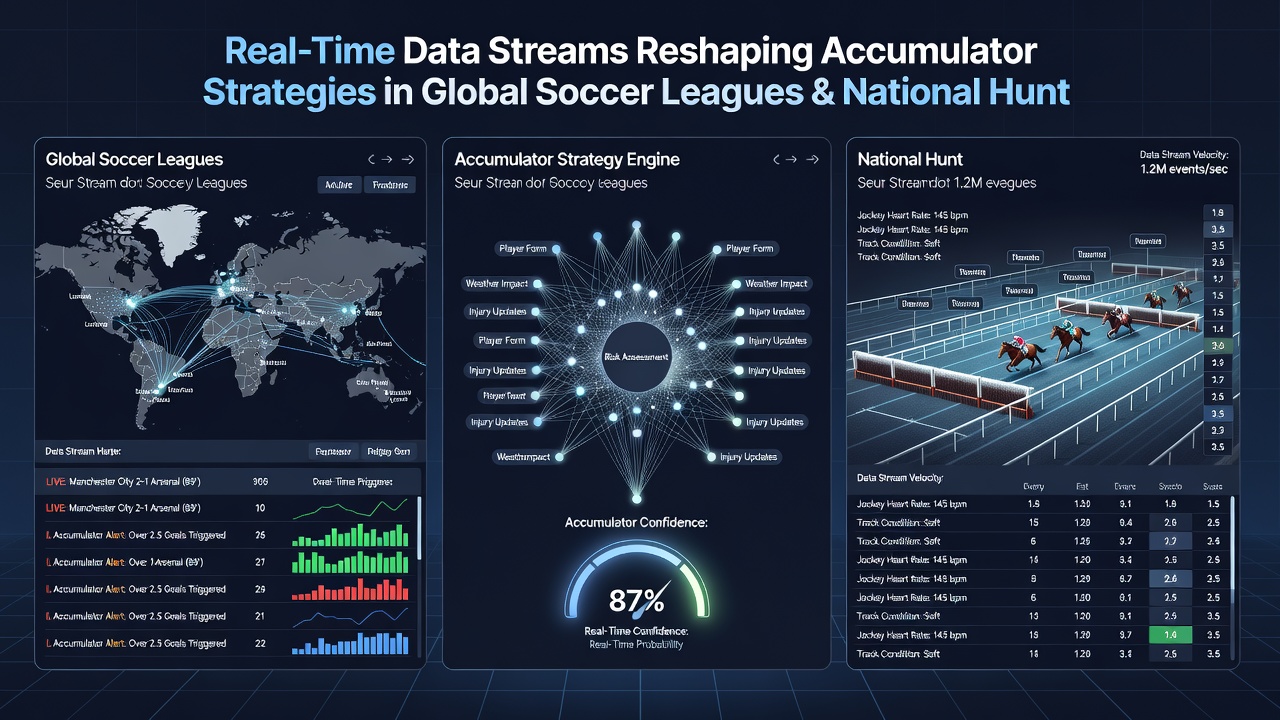 Jockey and horse data overlay during a national hunt steeplechase with live performance metrics