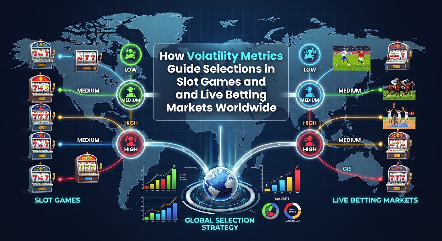 Volatility metrics visualized across slot reels and live betting interfaces worldwide